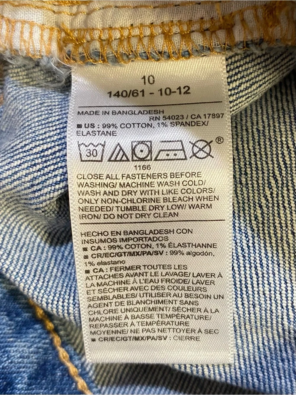 Old Navy Girls Blue Flare Jeans